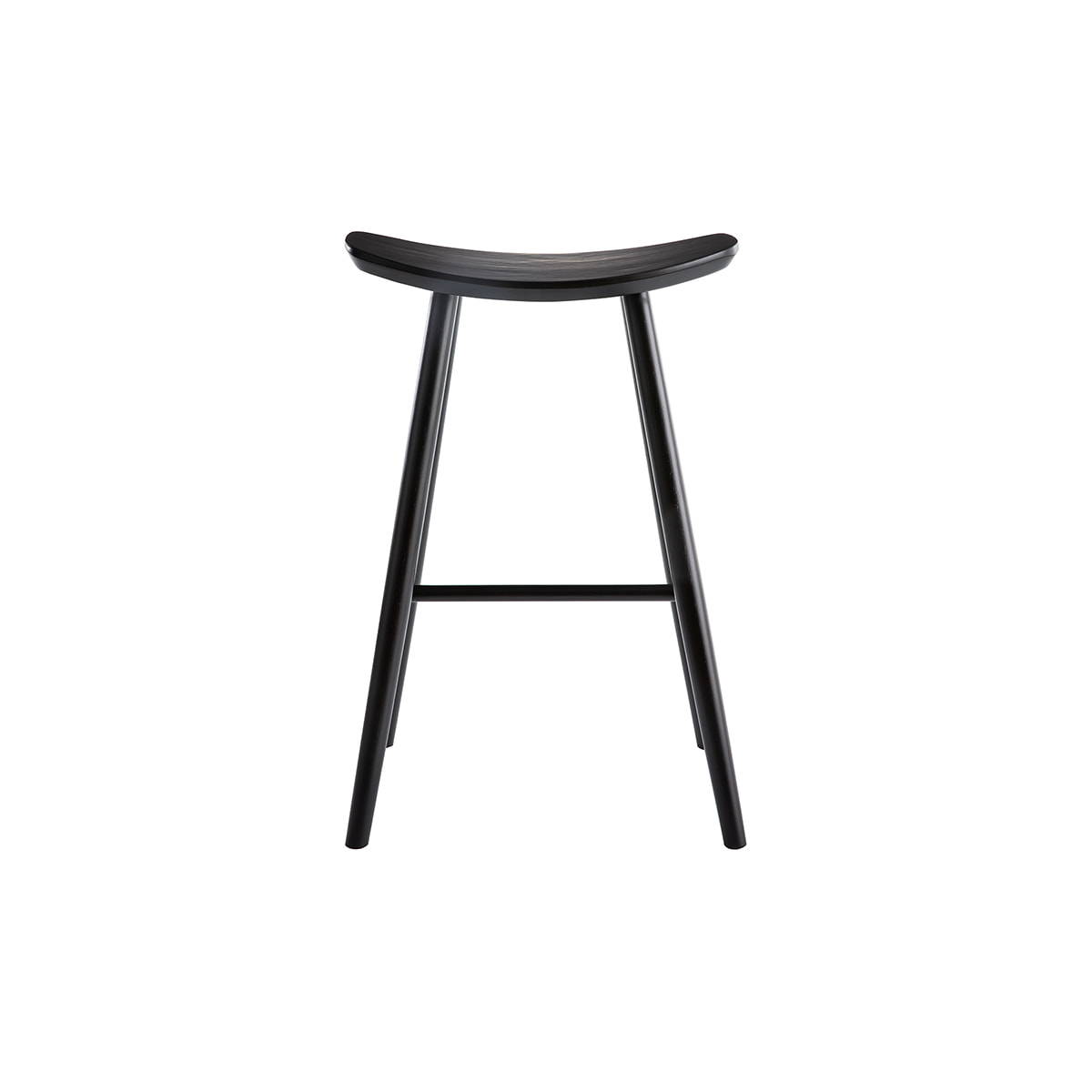 Tabouret de bar design noir 72 cm DEMORY
