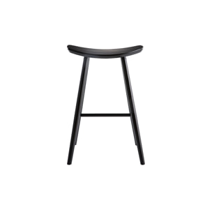 Tabouret de bar design noir 72 cm DEMORY