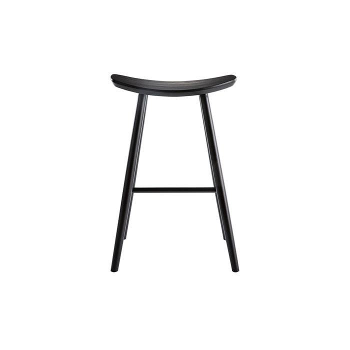 Tabouret de bar design noir 72 cm DEMORY