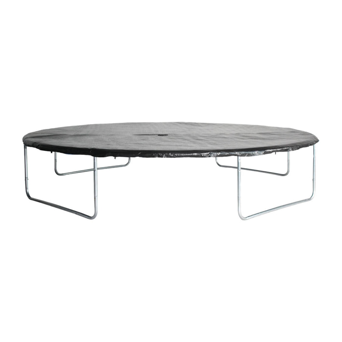 Trampoline rond Ø 400cm gris avec son filet de protection - Mercure - Trampoline de jardin 400 cm 4m| Qualité PRO. | Normes EU