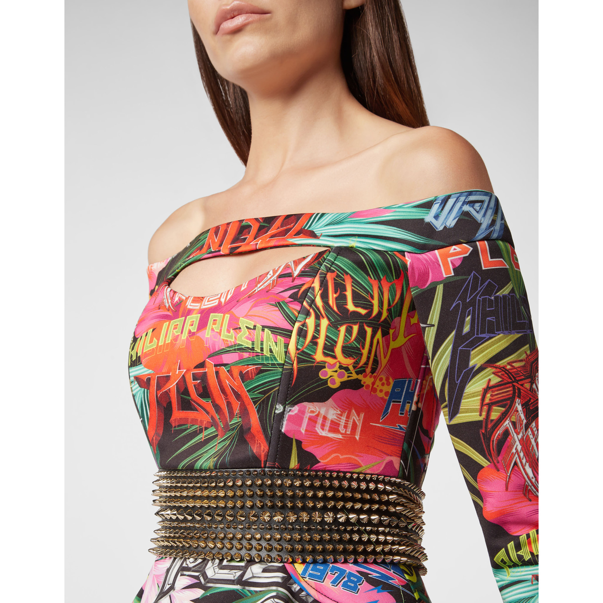 PHILIPP PLEIN Short Dress Jungle Rock