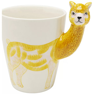 Mugs lama jaune set de 4 Kare Design