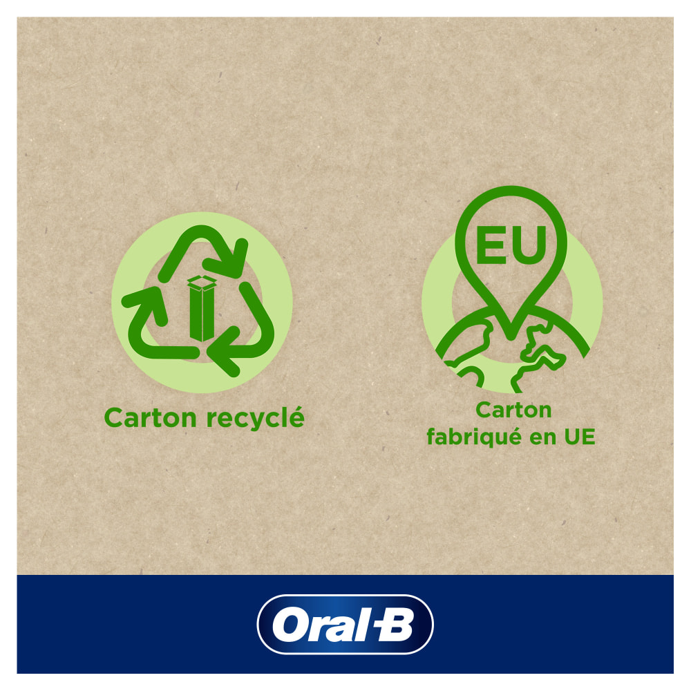 Dentifrice Oral-B Pro-Expert Protection Professionnelle, 4 X125ml, emballés dans un carton recycl
