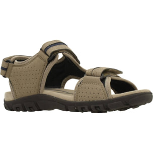 Sandalias Hombre de la marca GEOX  modelo UOMO SANDAL STRADA MARRON CLARO
