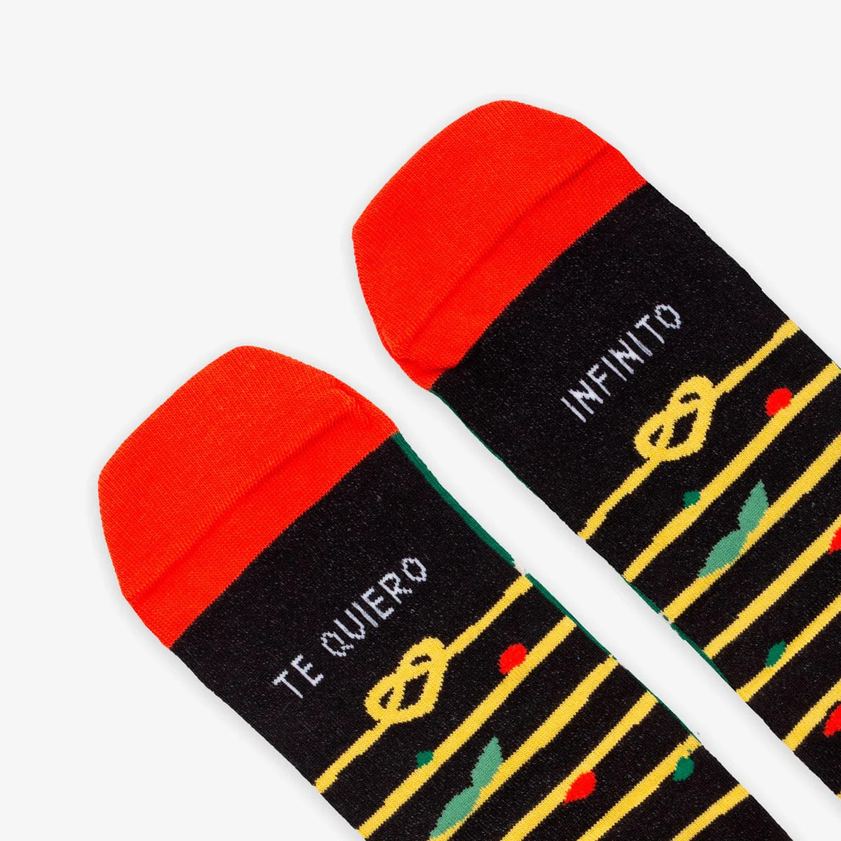 Calcetines "Te quiero infinito" pasta - low impact