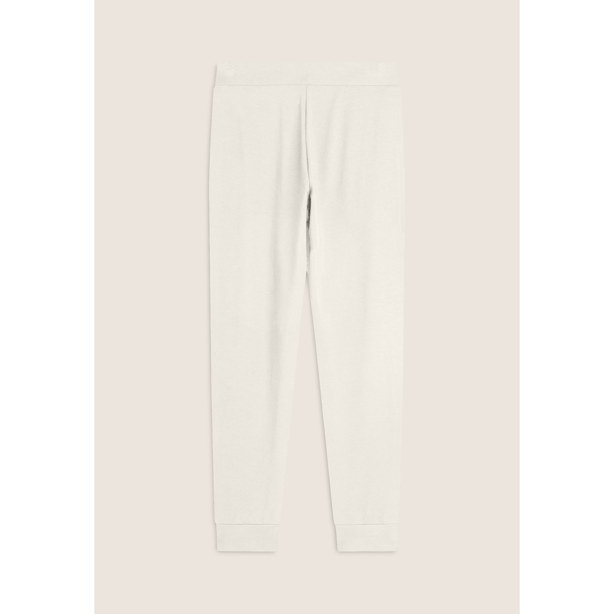 Pantalone donna in felpa di viscosa con dettaglio leopardato