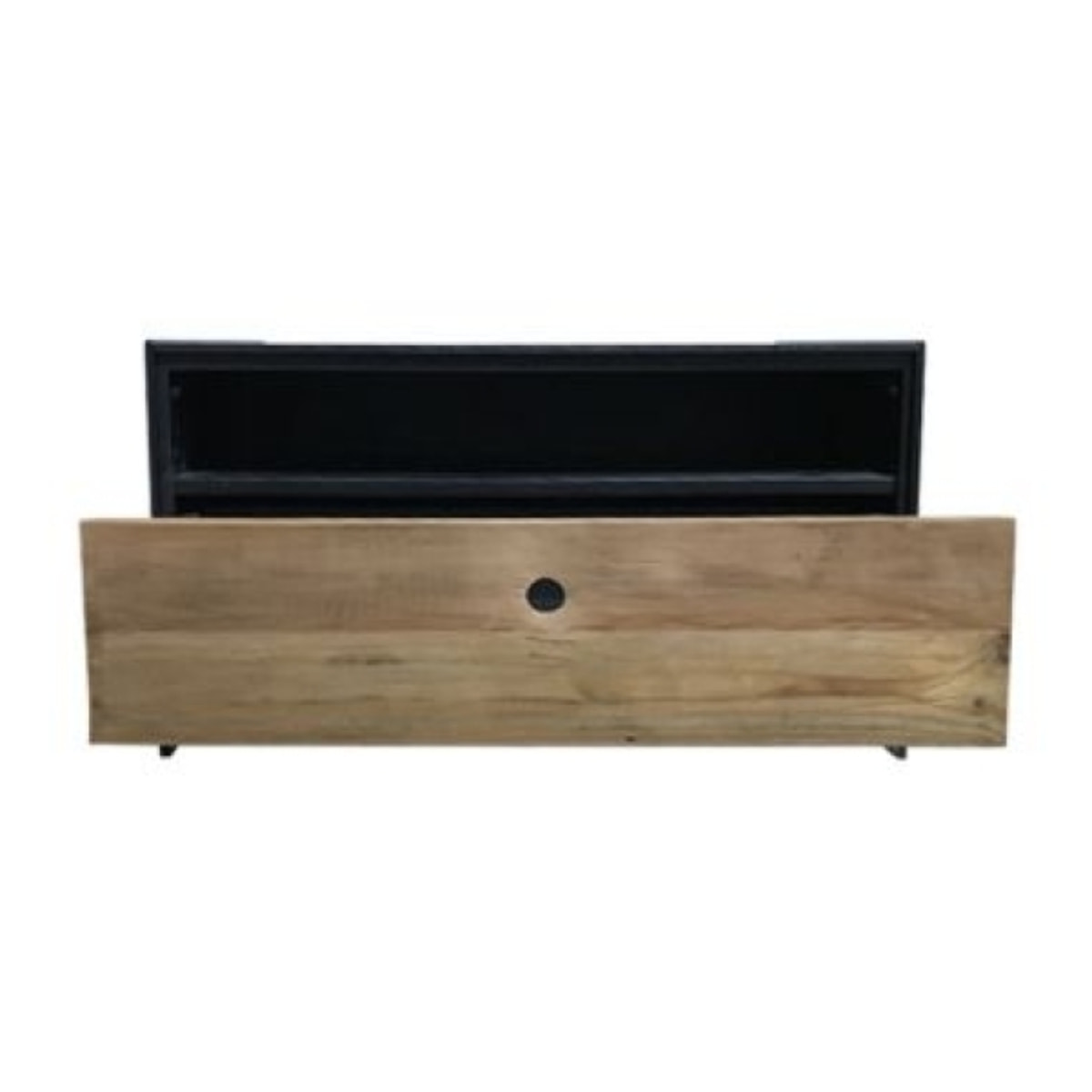Table basse en métal et en pin recyclé - ORIGIN 2