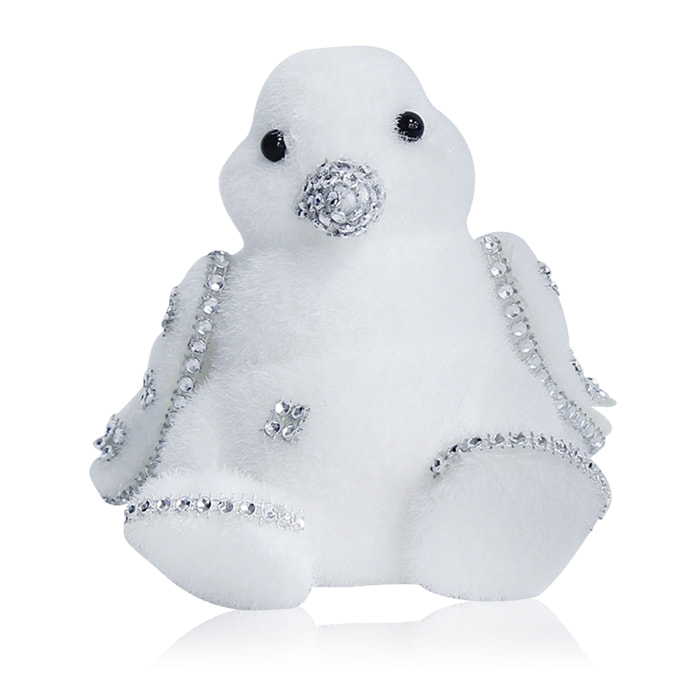 DAM Pinguino polar  11x7x12cm. Color:Blanco