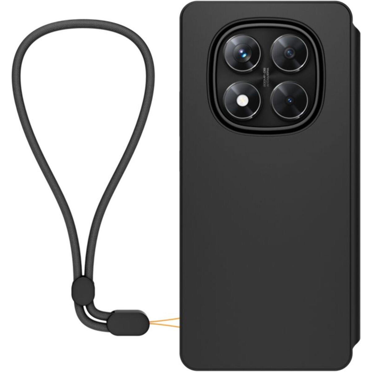 Coque XIAOMI Redmi Note 14 Pro 4G/5G folio noir