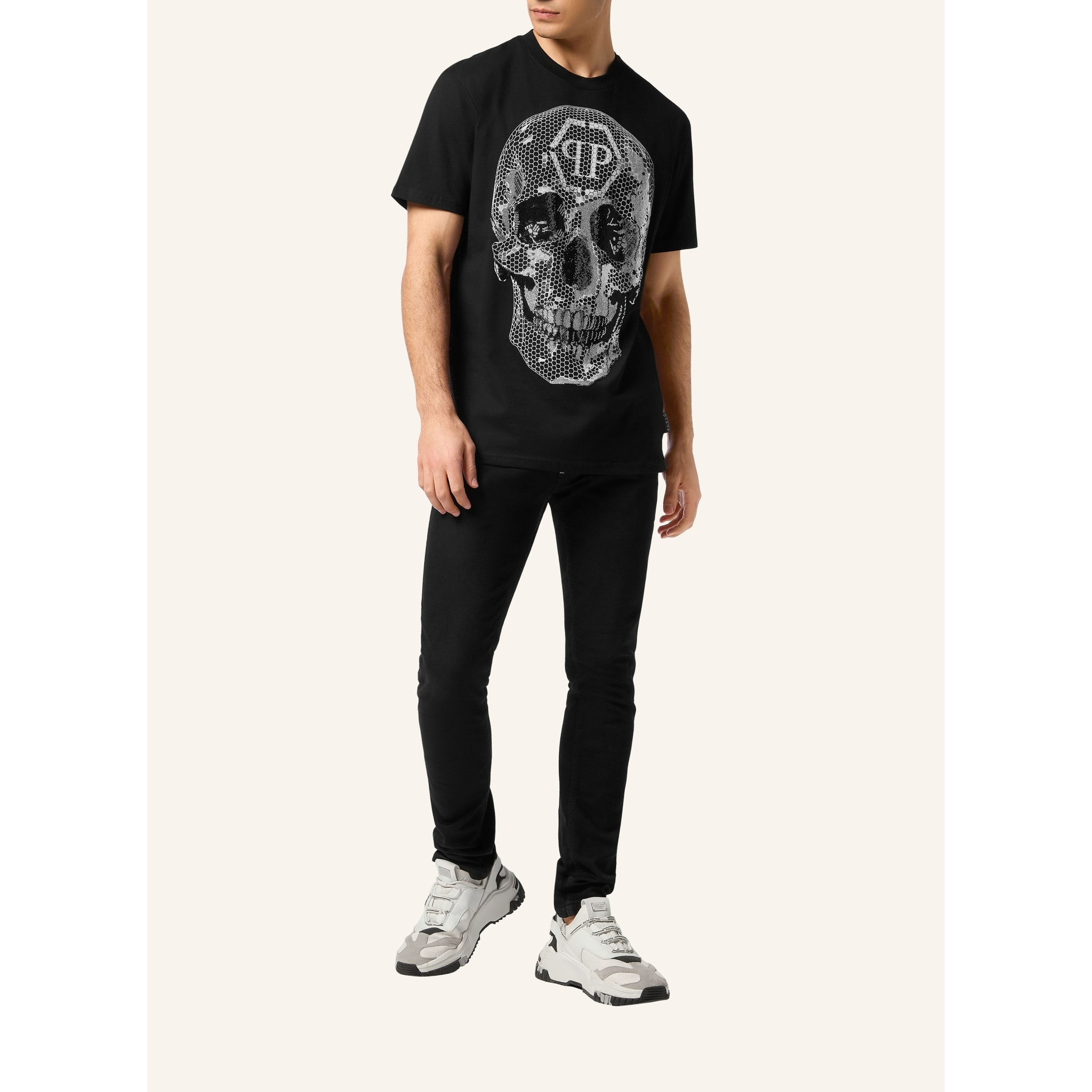 PHILIPP PLEIN Maglietta girocollo Ss SKULL
