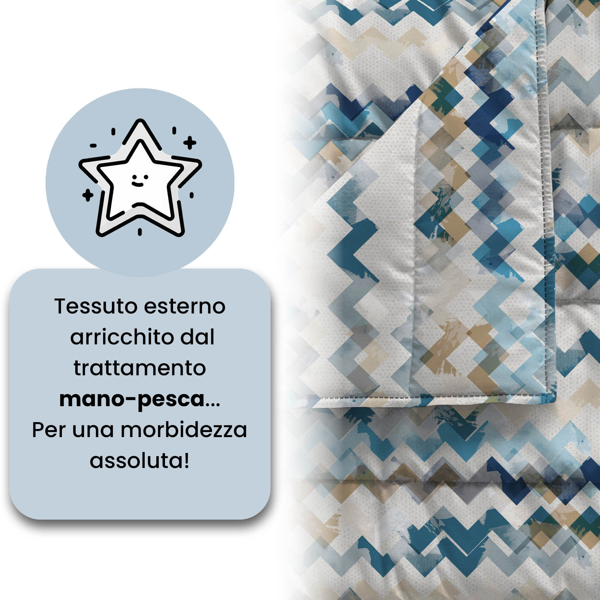 TRAPUNTINO ESTIVO BASIC, 100gr - Made in Italy - MATRIMONIALE