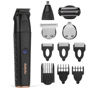 Tondeuse multi usages BABYLISS Black Lithium MT814E 11 en 1