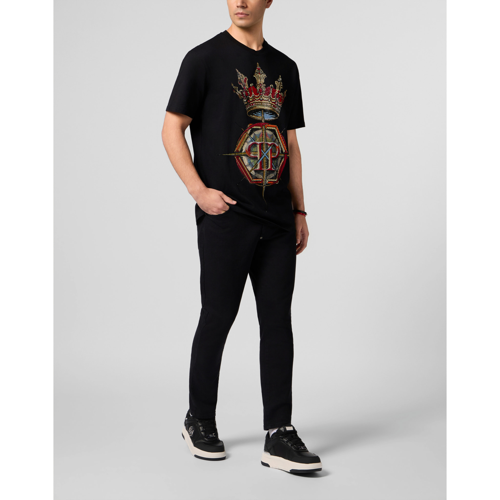 PHILIPP PLEIN Camiseta Cuello Redondo Ss