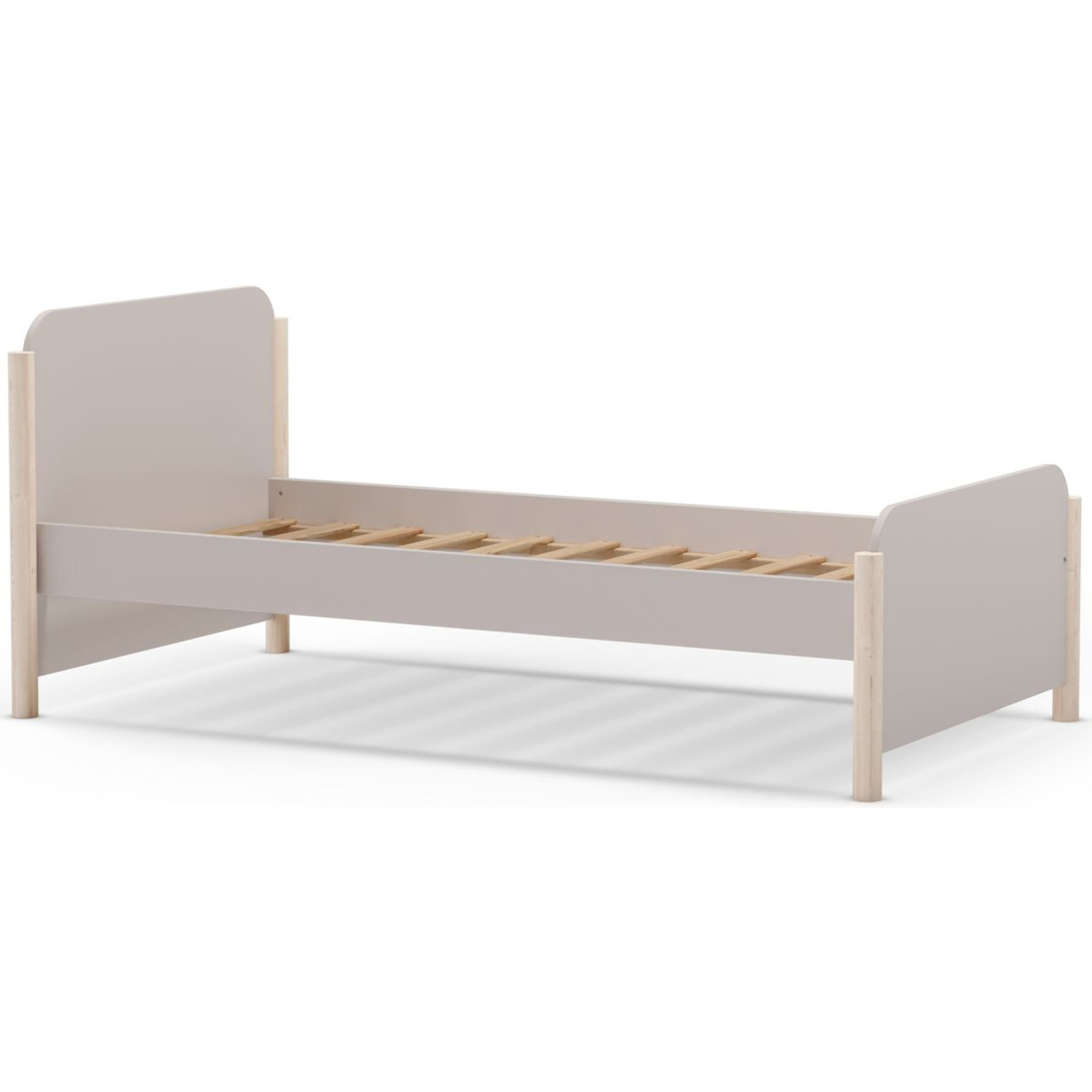 Lit enfant avec tête de lit en bois - BASTIEN
