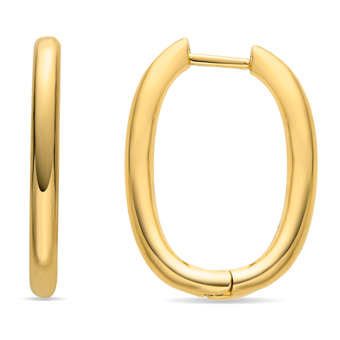 Pendientes acabado oro 18K