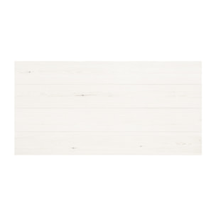 Tête de lit en bois massif blanc en différentes tailles