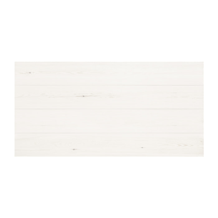 Tête de lit en bois massif blanc en différentes tailles