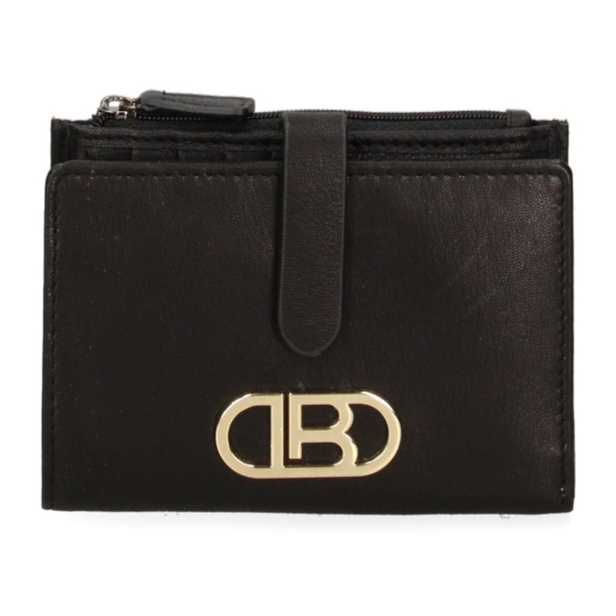 Portafoglio donna in vera pelle - Modello False - Casual - 12.5 x 10.0 x 1.5 cm