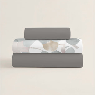 Juego de Sábanas Estampadas - 100% Algodón - Incluye 1 o 2 Fundas de Almohada + 1 Sábana Bajera - Judy
