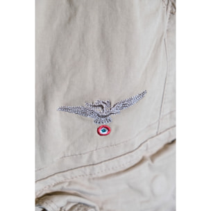 Pantaloni Esercito cargo kaki uomo