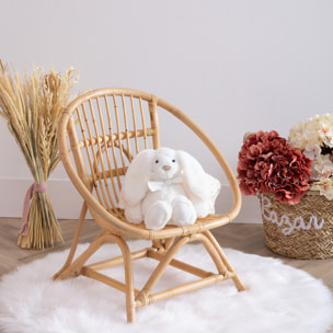 Fauteuil enfant "Léo" rotin
