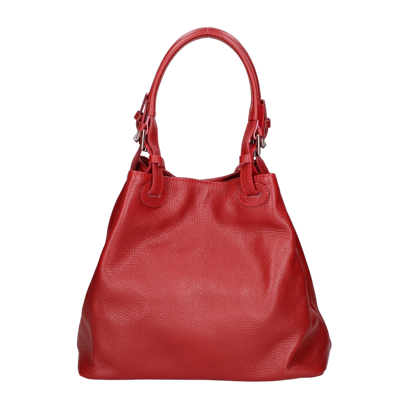 Borsa a spalla da donna In Vera pelle Made in Italy 29x32x17 cm