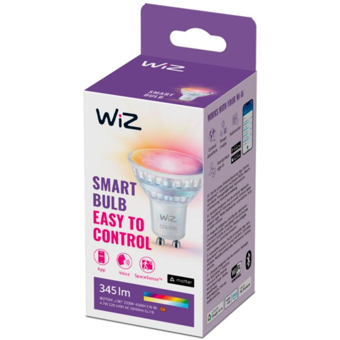 Ampoule LED connectée WIZ GU10 Couleur 50W