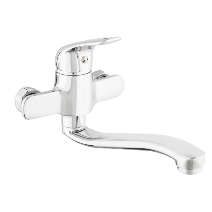 S-Line Pro 100 mitigeur de lavabo mural 100 mm, chrome (SIKOBSLPRO26110)