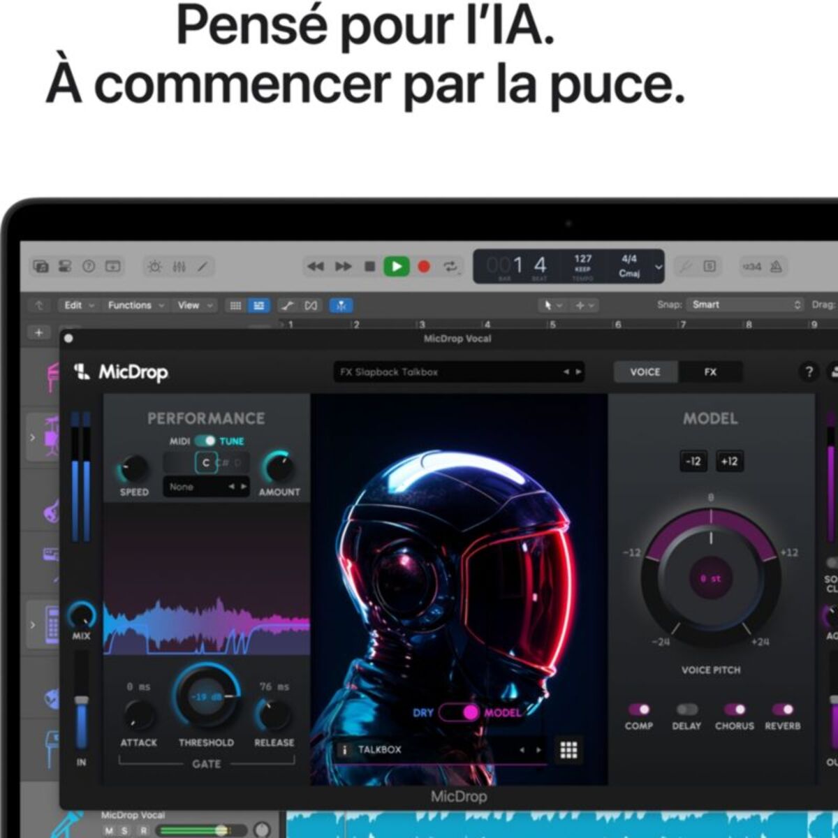 Ordinateur Apple MACBOOK Pro 14" Puce M5 Pro CPU 15 / GPU 16 coeurs Mémoire RAM 24Go Stockage 2To SSD XDR Noir sidéral