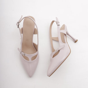 SLINGBACK T-BAR LILLA