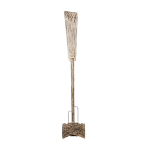 Figura Decorativa Madera Marron 34x30x185 Cm