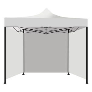 Taman Tenda / Gazebo Per Giardino 3X3 Impermeabile Tendone Pieghevole Per Fiere E Mercati Colore Bianco