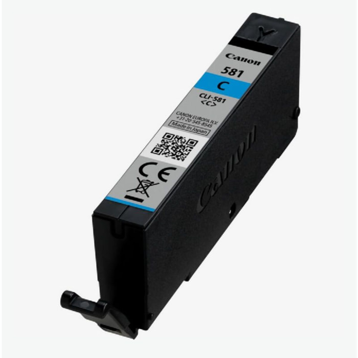 Cartouche d'encre CANON Originale CLI-581 XL Cyan Haute Capacité - 2052C001