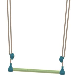 Trapèze métal bleu/vert pâle pour portiques de 1,90 à 2,50 m