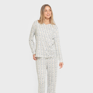 Pigiama lungo da donna eloina soft
