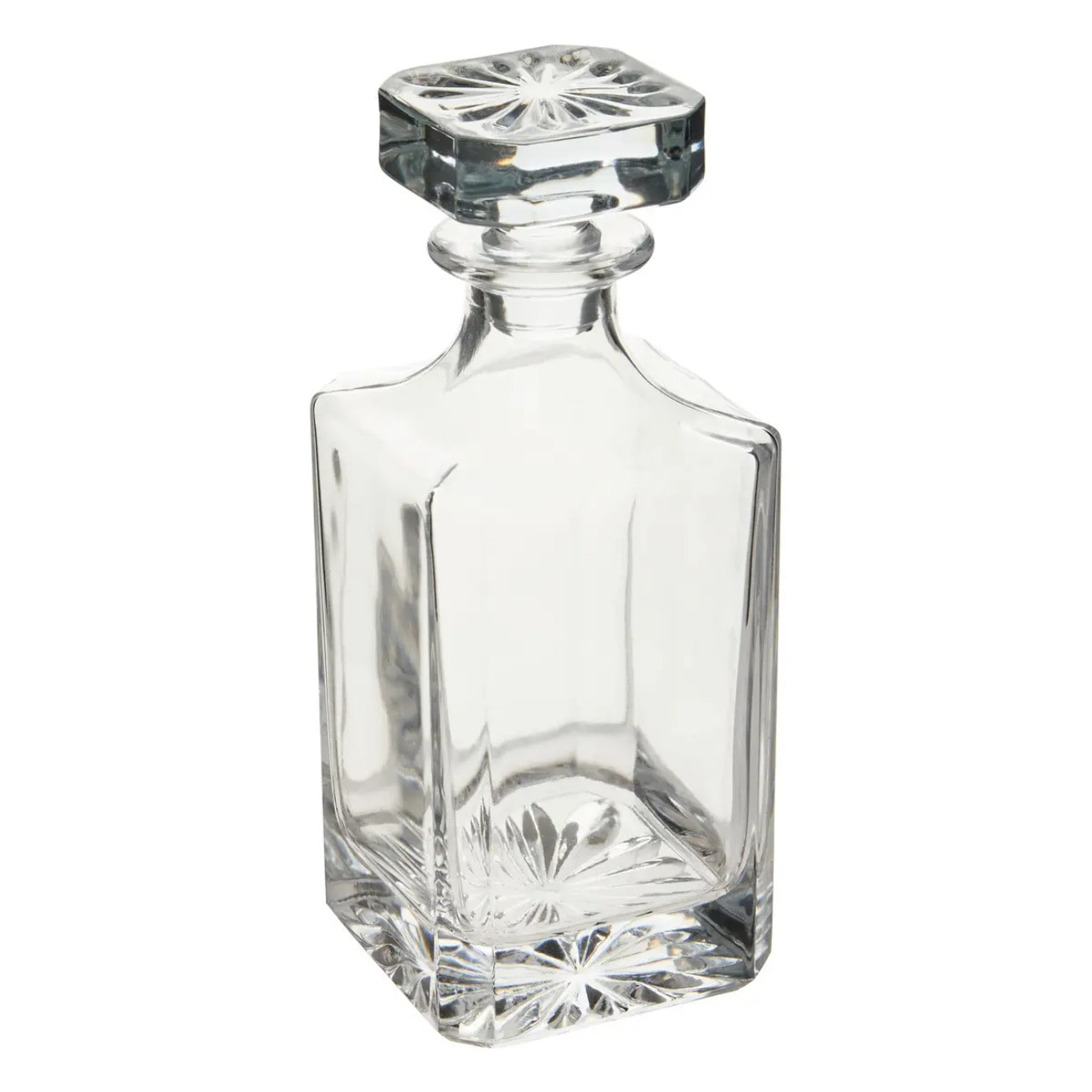 Coffret whisky + carafe Jules 9x9cm transparent