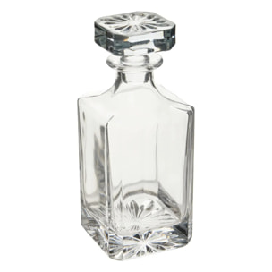 Coffret whisky + carafe Jules 9x9cm transparent