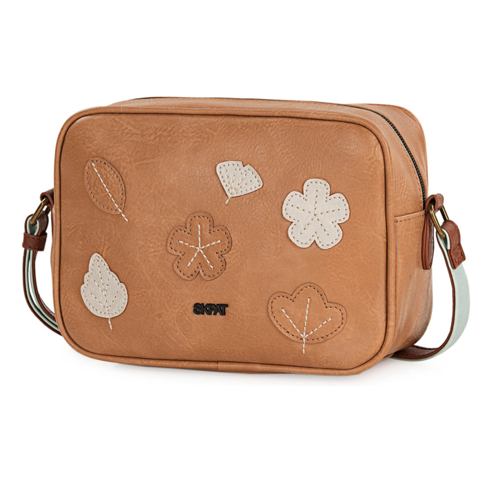 Bolso Bandolera Skpat Leaves Beige