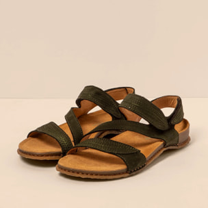 Sandalias N5810 NOBUCK LAVADO KAKI/PANGLAO color Kaki