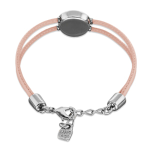 Pulsera SER INTUITIVA ROSA CLARO M
