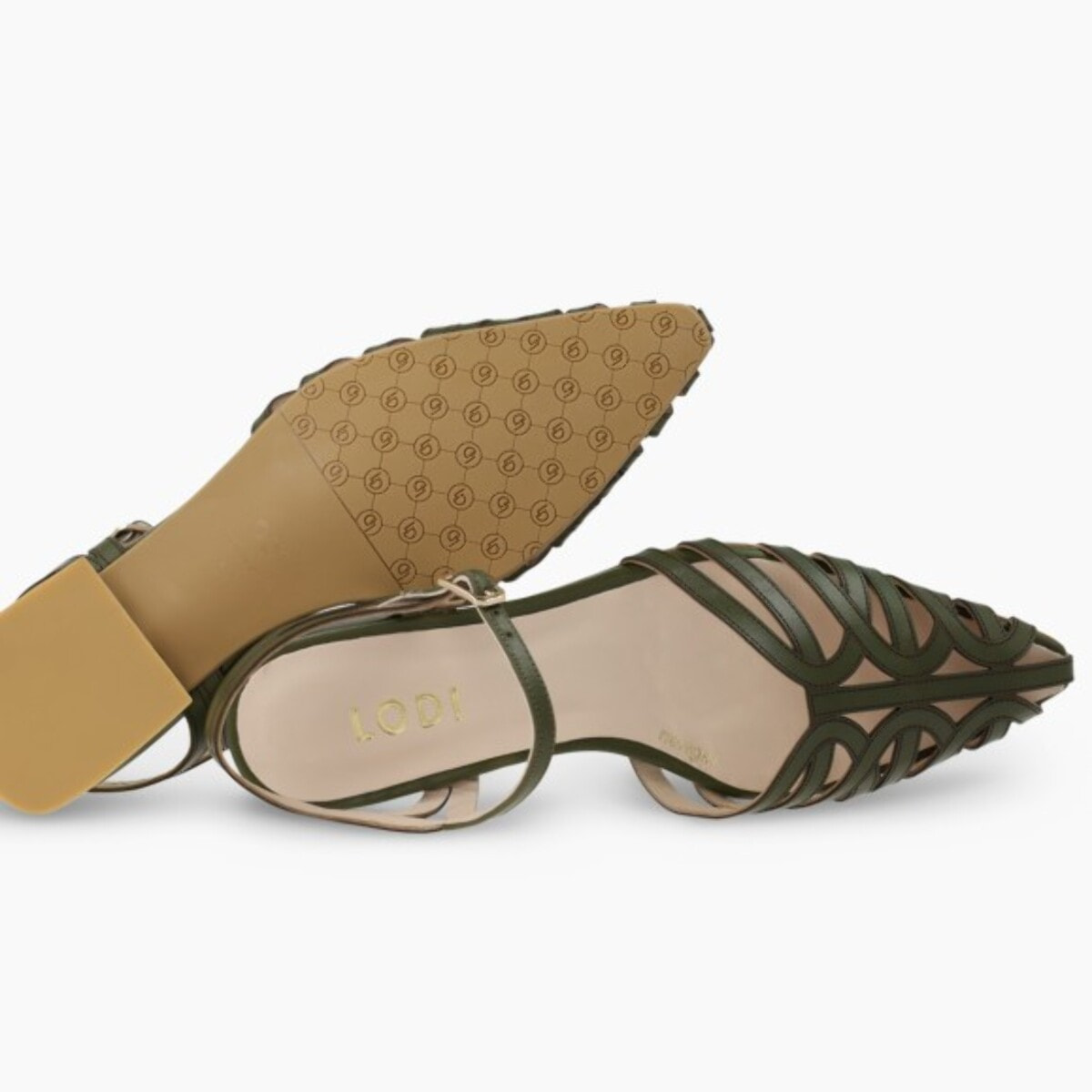 SANDALIAS VERDES BOLIN