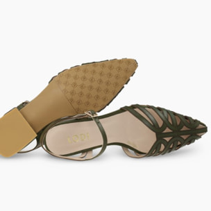 SANDALIAS VERDES BOLIN