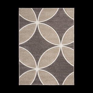 Tapis salon et chambre tissé motif floral LOFO