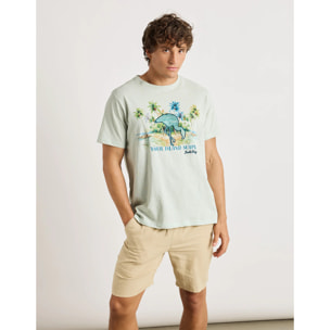 Camiseta Manga Corta Verde - Myles