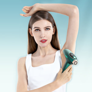 TS6 Depilatore IPL a luce pulsata con schermo display e protezione blackout.