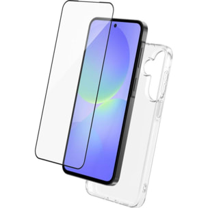 Coque BIGBEN CONNECTED A37 coque transparente +verre trempé GRS
