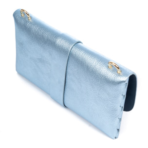 Amaseno borsa a tracolla donna. Pelle autentica Camoscio Laccato.