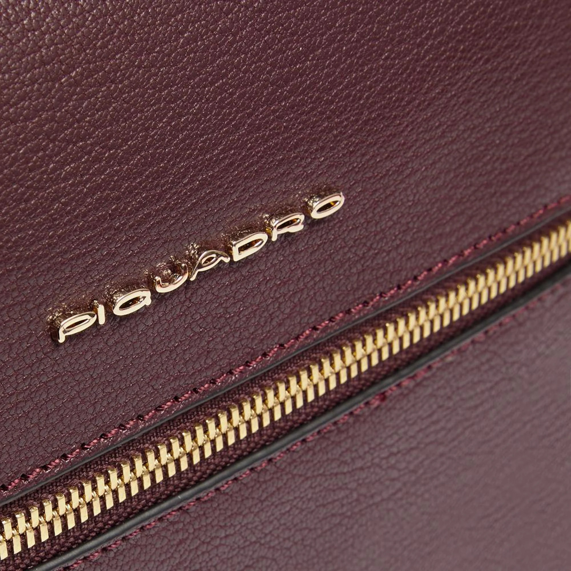 Piquadro Marsupio in pelle con tasca per Piquadro Smart Tracker, schermato con protezione RFID