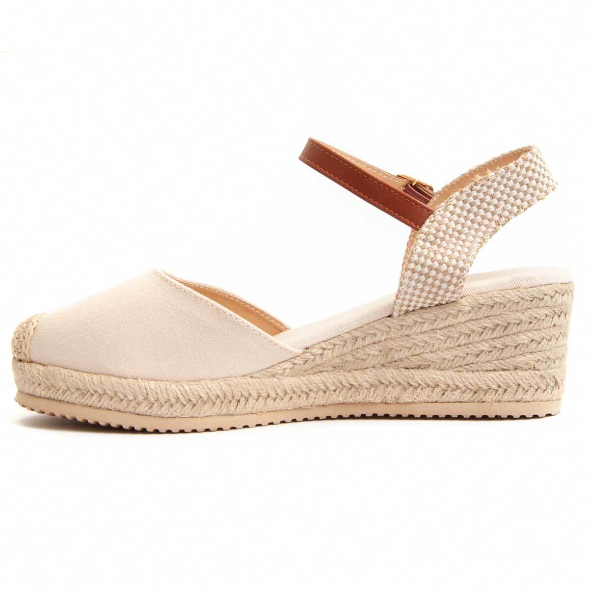 Alpargatas de cuña - Beige - Altura: 5 cm