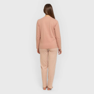Pijama largo algodón Dunia Rosa keike